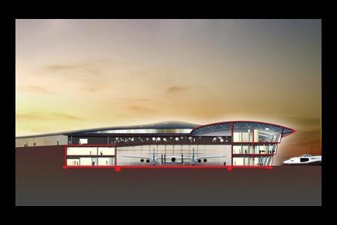 Virgin spaceport designed by Foster + Partners